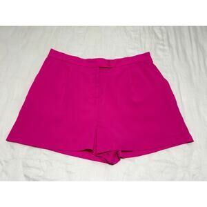 Aqua Womens Classic Hot Pink Shorts XXL Zippered Summer Casual Wear B104